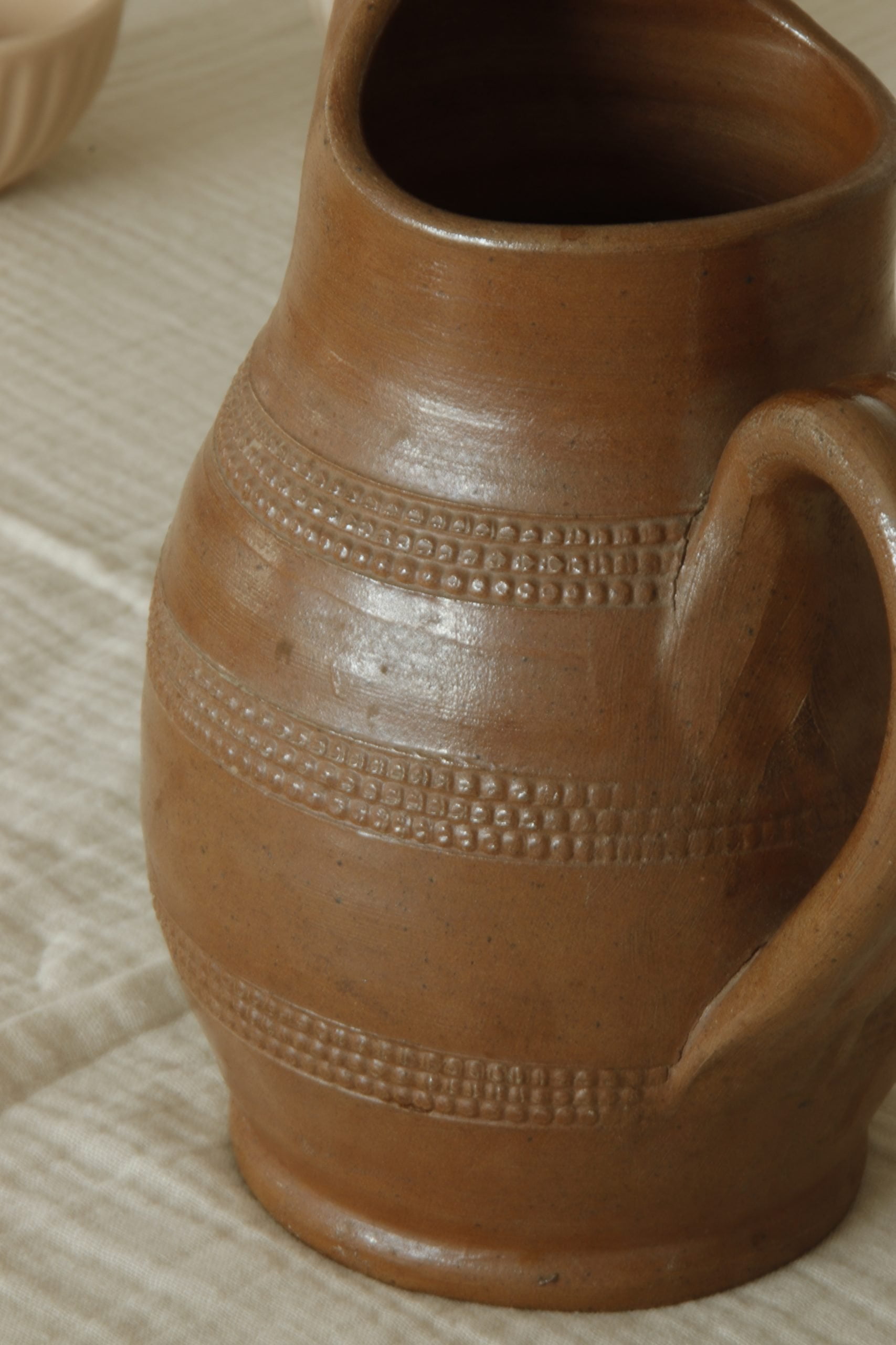 Pichet grès marron Du Berry