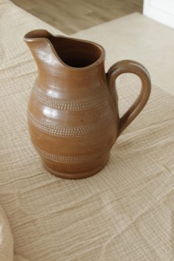Pichet grès marron Du Berry