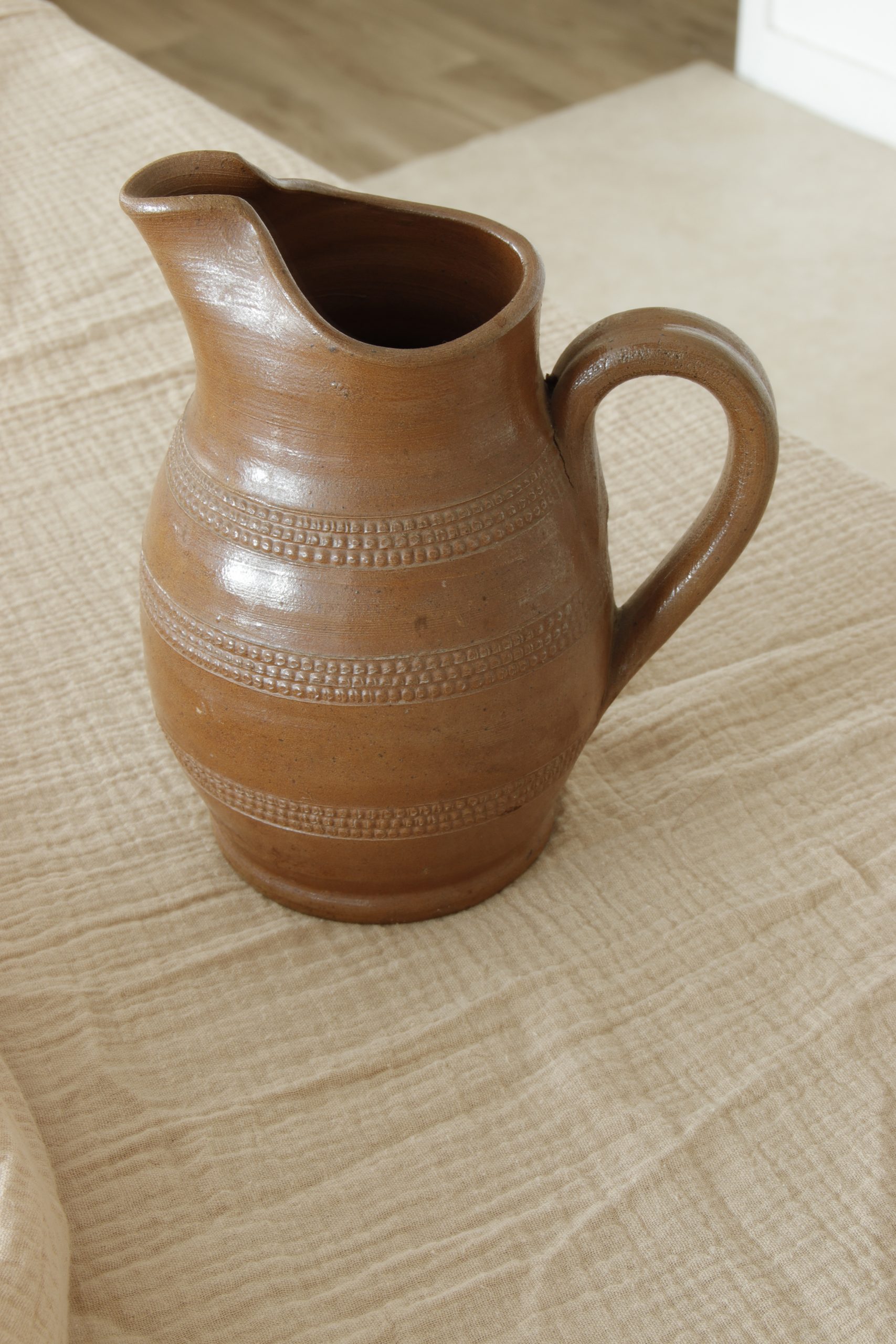 Pichet grès marron Du Berry