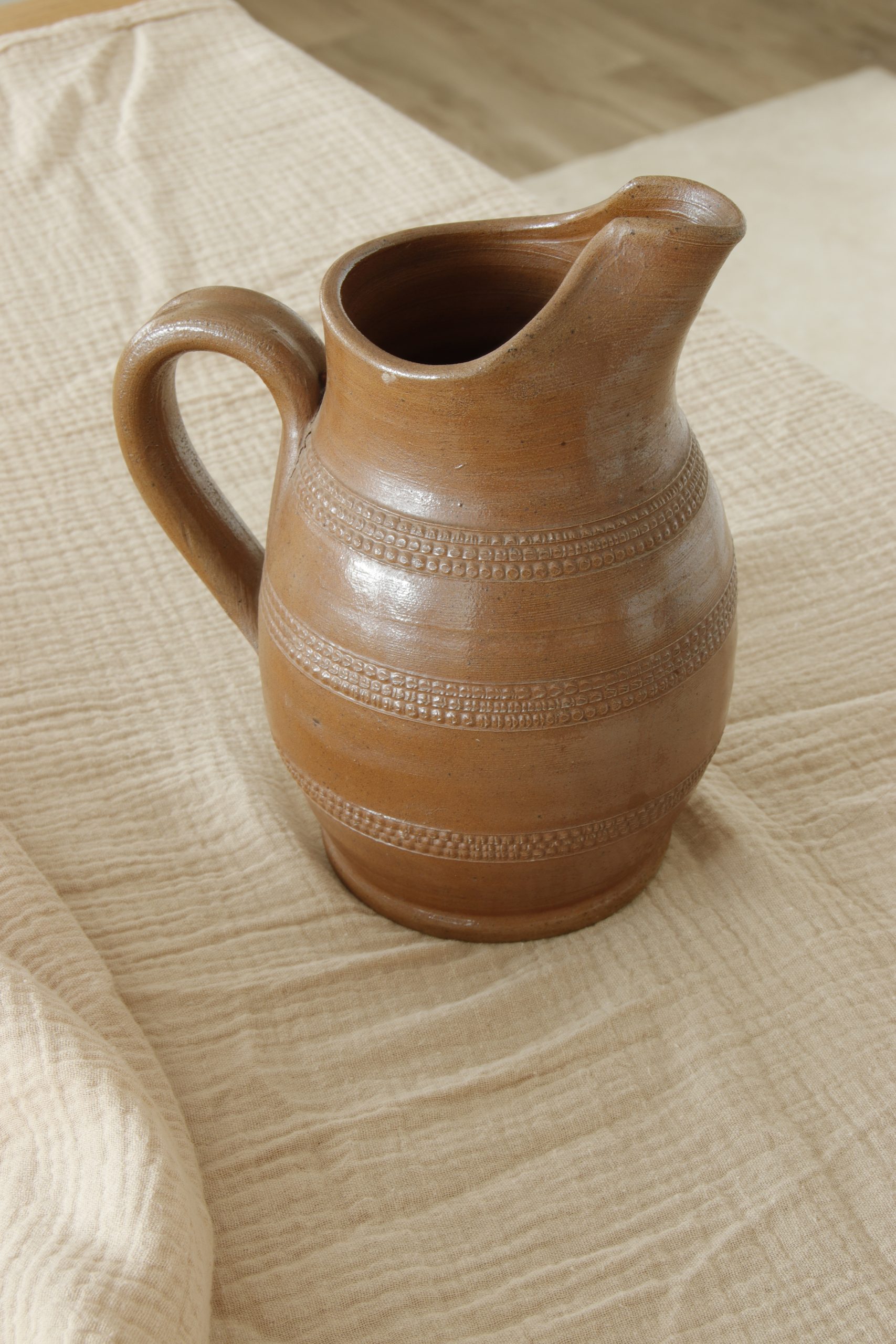 Pichet grès marron Du Berry