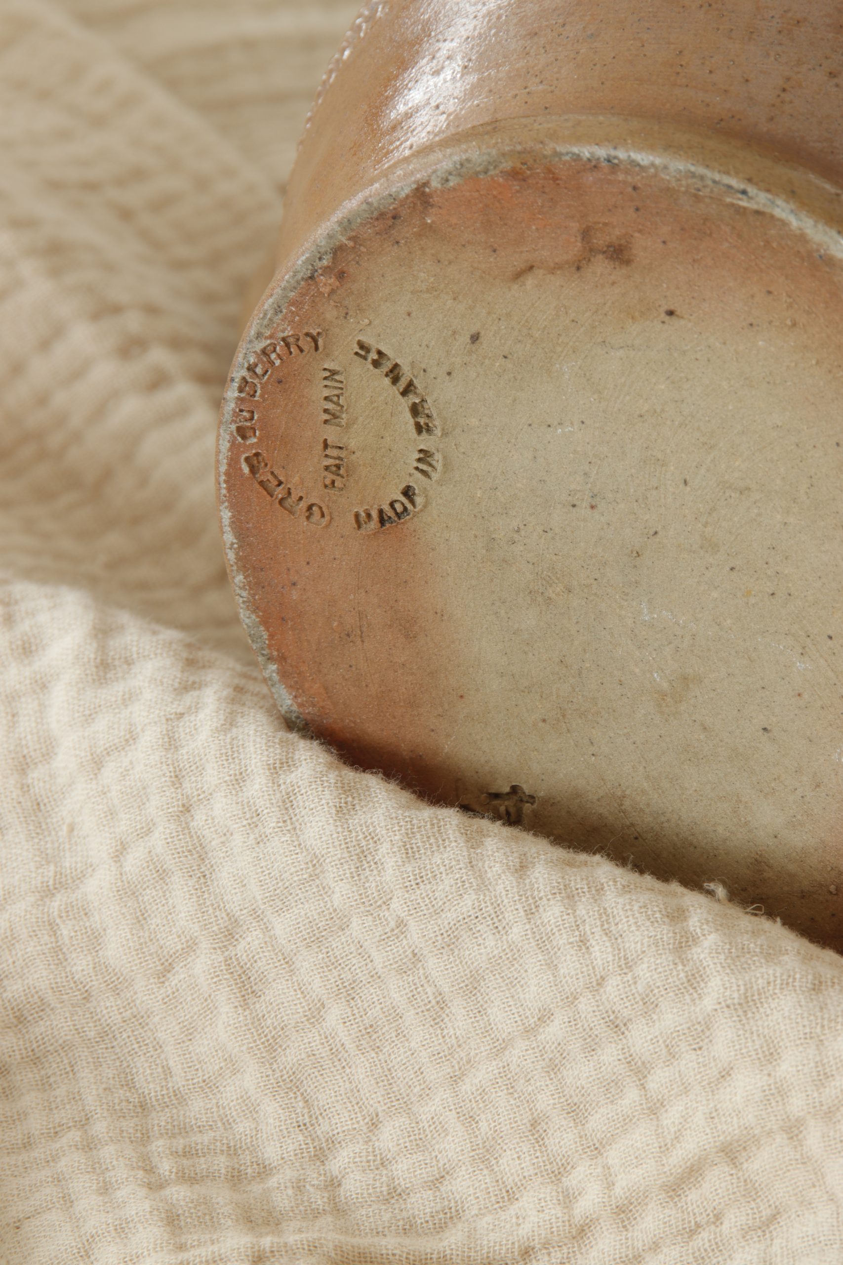 Pichet grès marron Du Berry