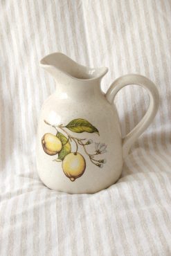 Carafe en grès vernissé Citron