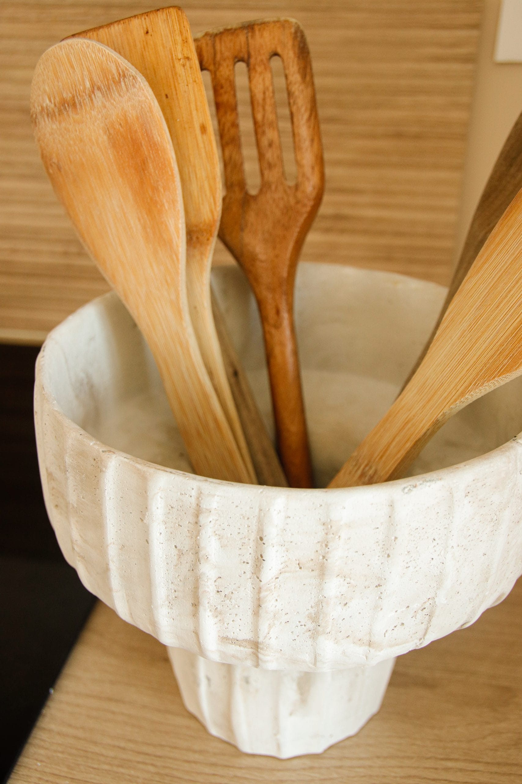 Vase en ciment naturel marbré – Image 4