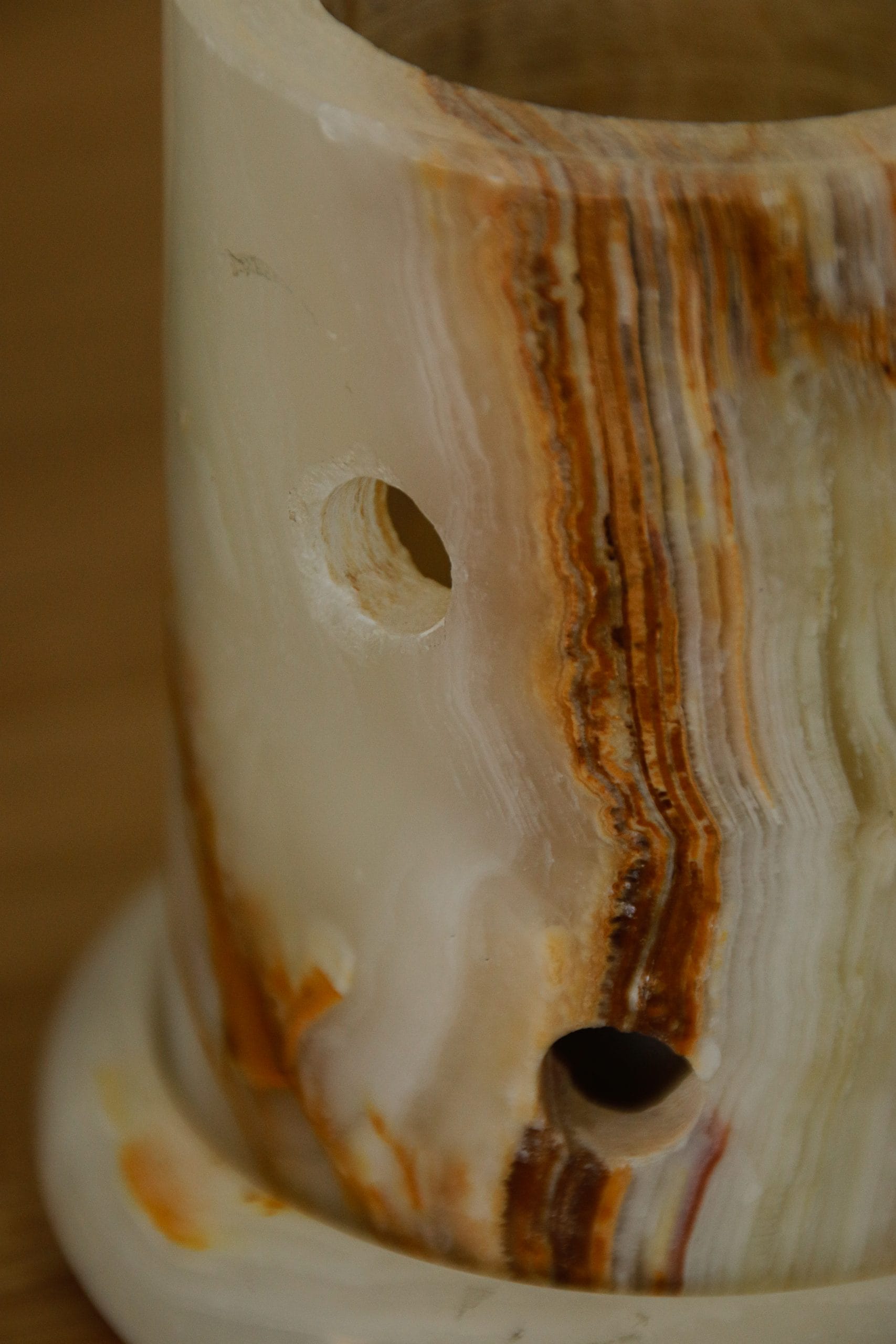 Brûleur et photophore en marbre – Image 7