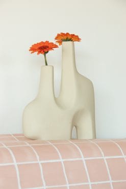 Vase soliflore désert à forme organique