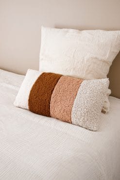 Coussin bouclette rectangulaire 30x60