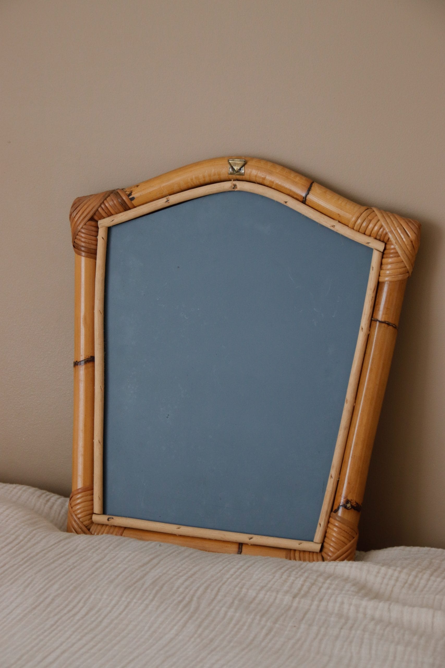 Miroir bambou vintage années 70 – Image 6