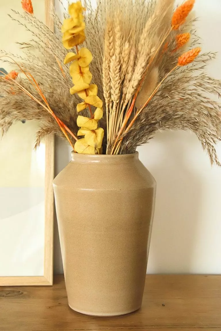 Vase en grès marron – Image 4