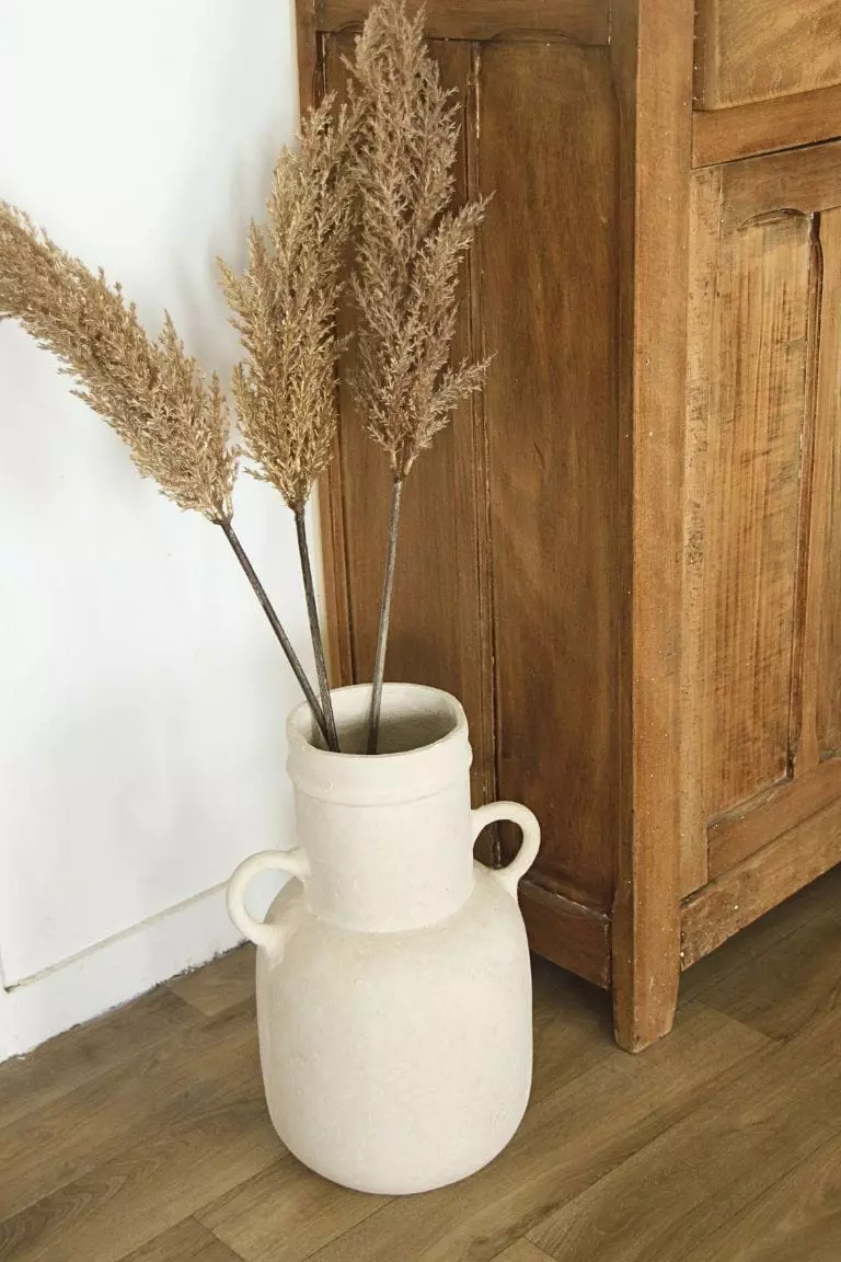 Grand vase décoratif en papier mâché – Image 6