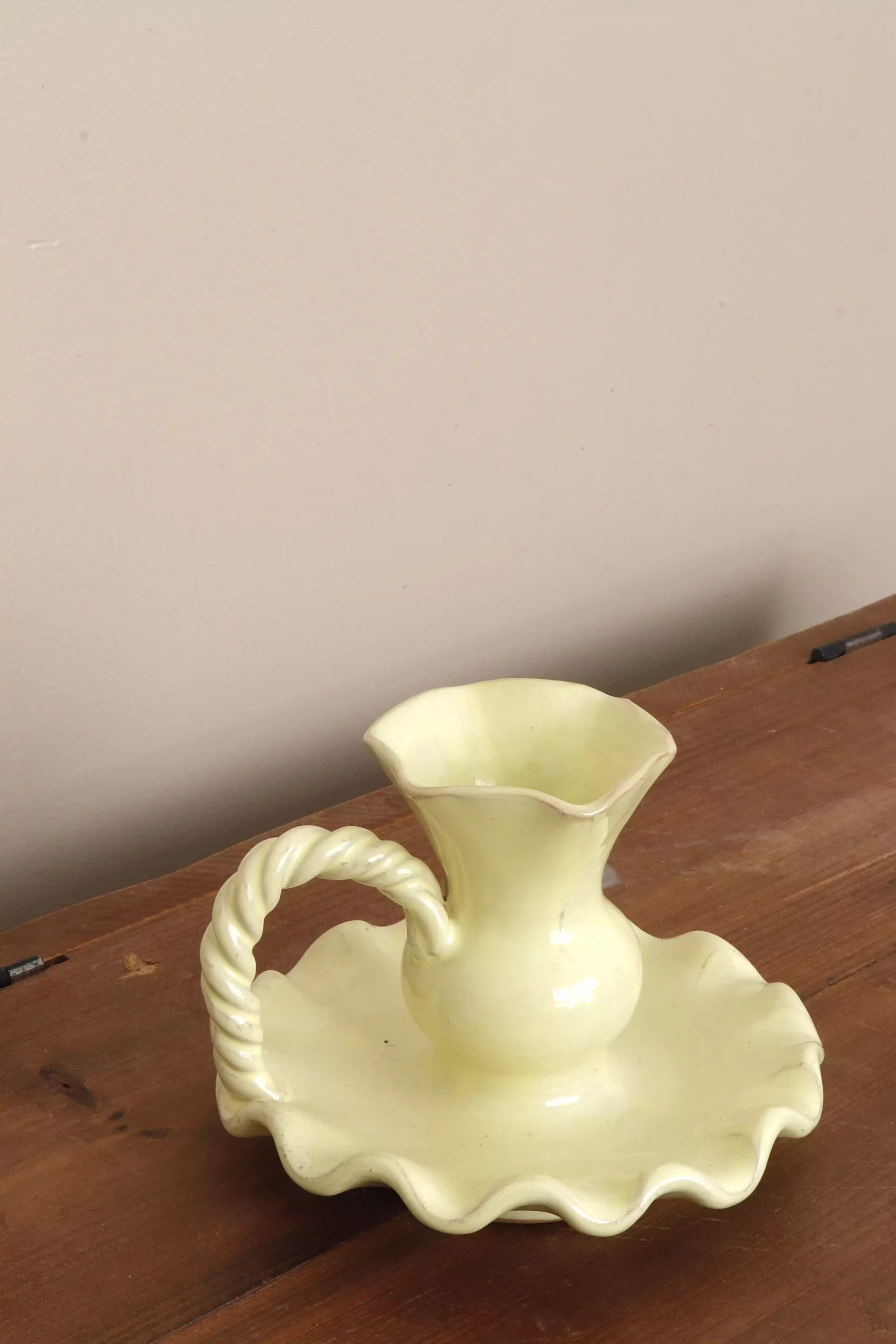 Bougeoir à volants vert – Image 4