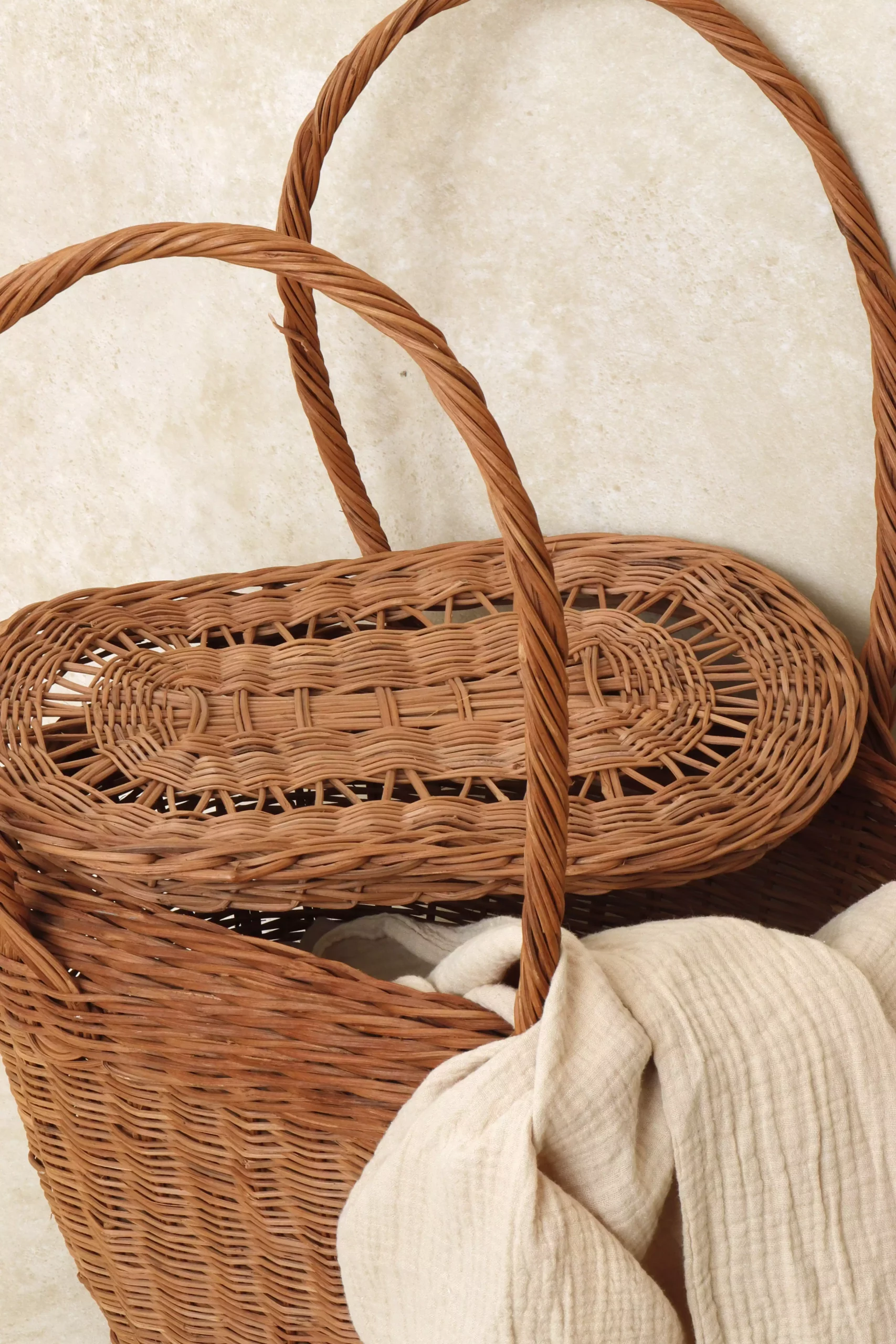 Panier en osier Marguerite – Image 2