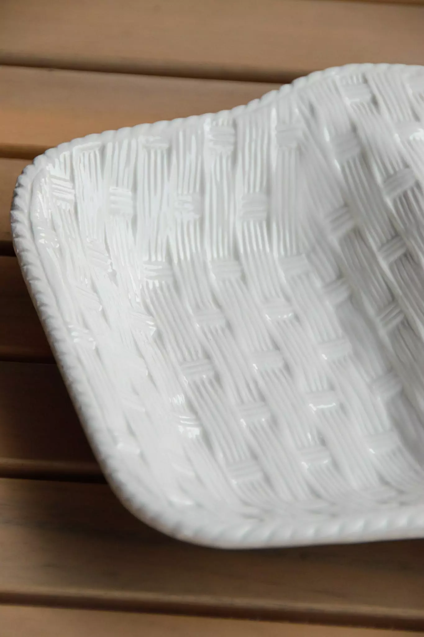 Petit plateau de service effet panier tressé – Image 4